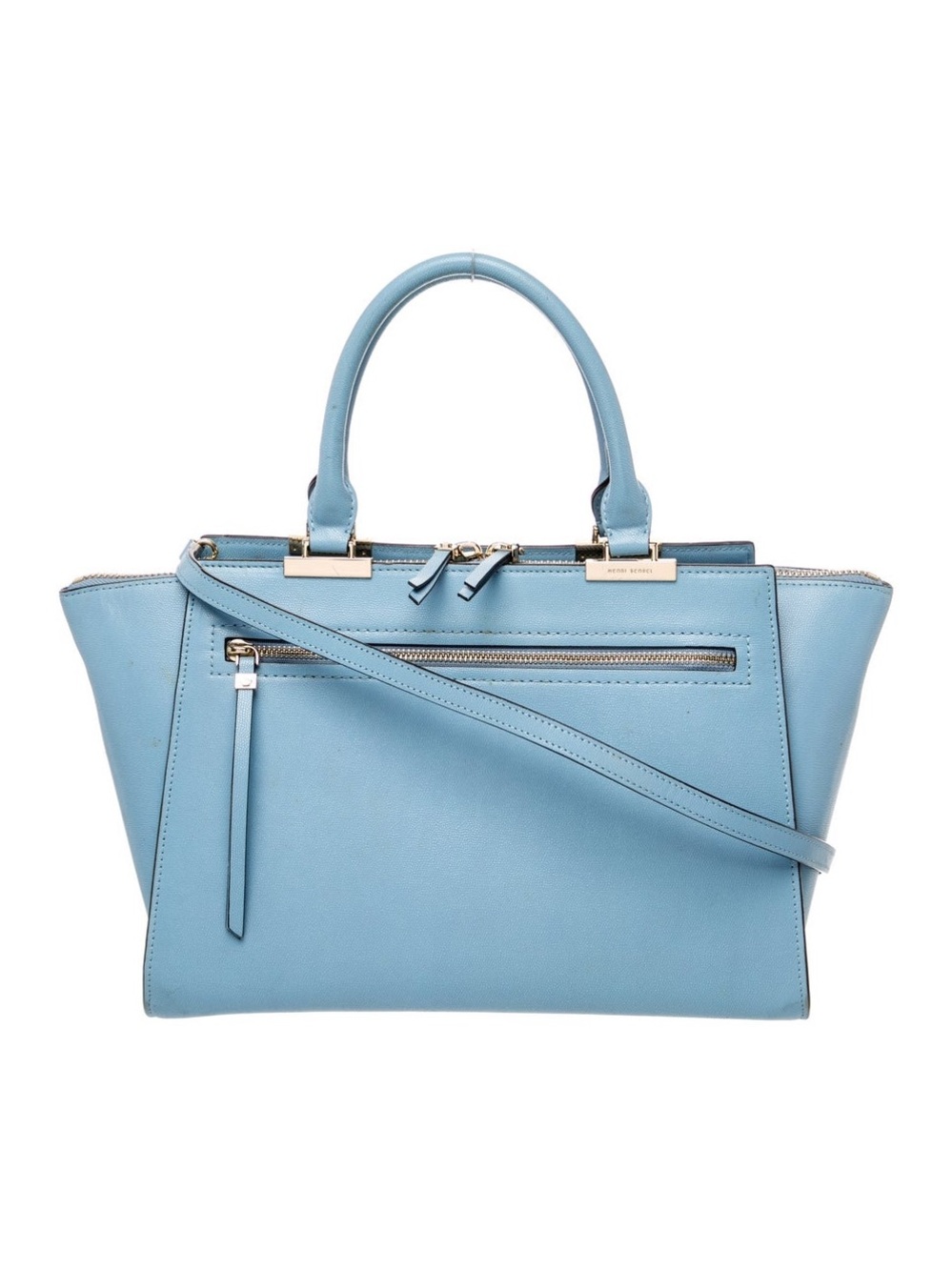 Henri Bendel Sky Blue Gotham Satchel NWOT